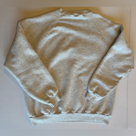 VINTAGE Space Center Houston Crew Neck Grey Sweatshirt 90s Small/Medium - Picture 2 of 7